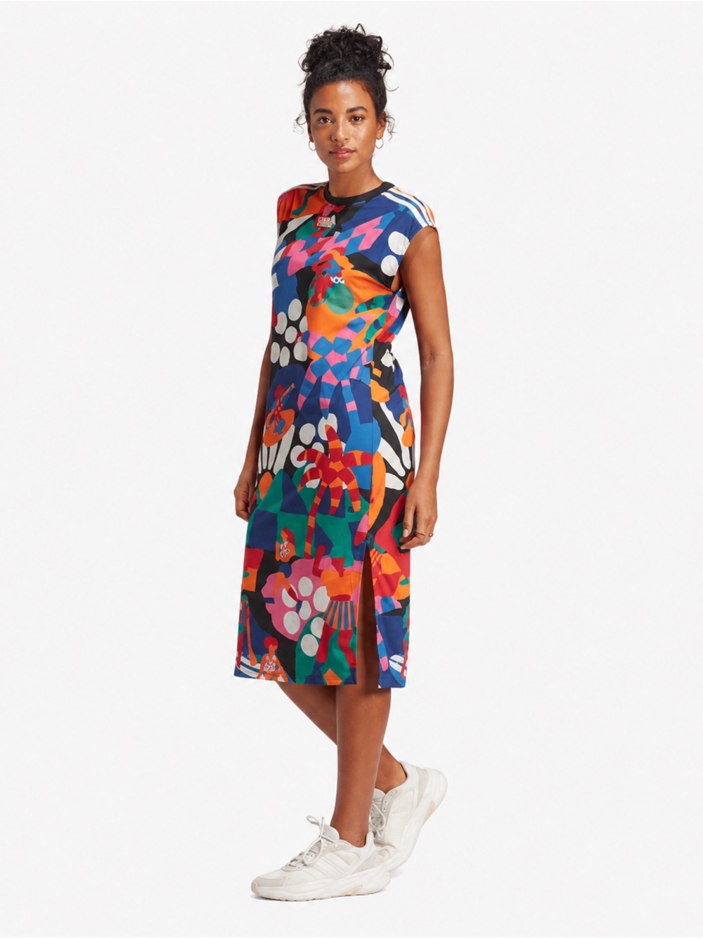 Adidas x Farm Rio Sleeveless Midi Dress
